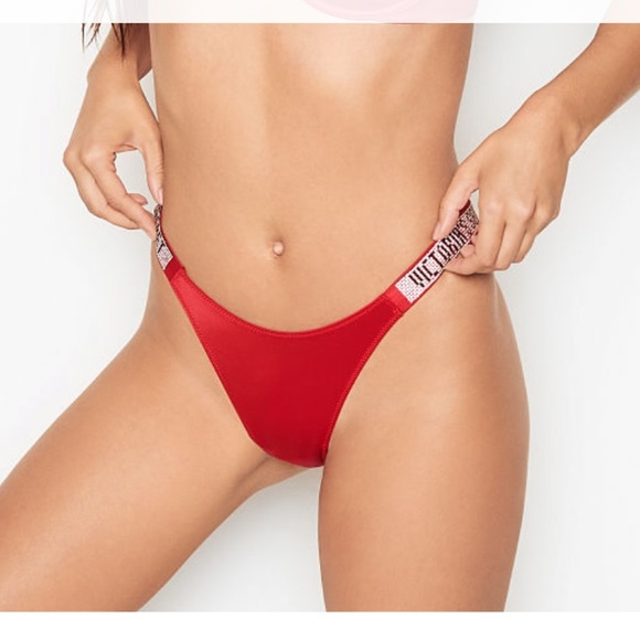 Victoria’sSecret Rhinestone Strap Thong P… - Picture 1 of 3